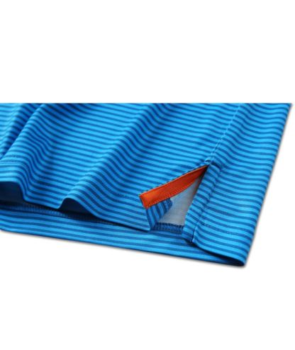 ZITY Men's Button Up Stripe Polo Shirt-CFMPO00062