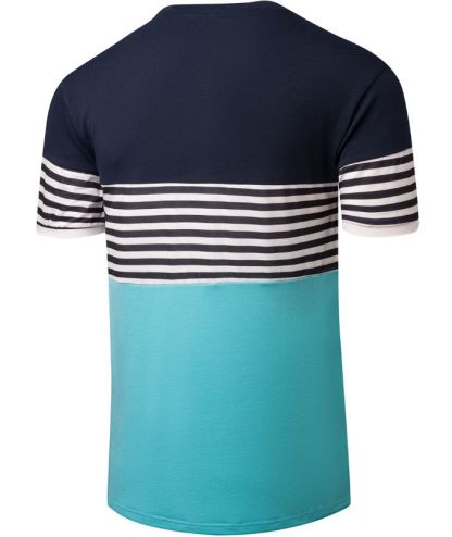 ZITY Men's Slim Fit Stripe T-Shirt-CUMSS01982