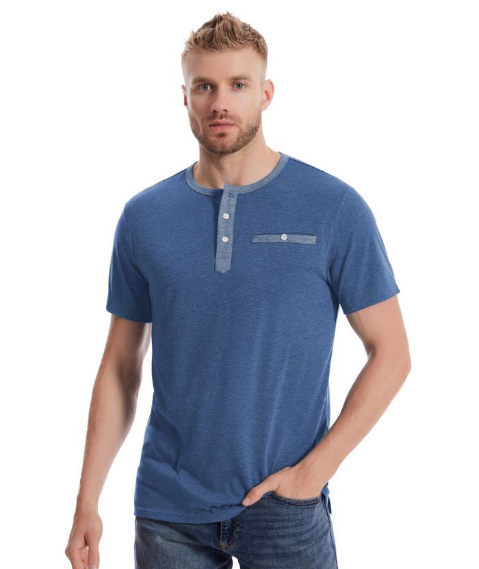 ZITY Men's Button Up Dri Fit T-Shirt-CUMSS02343