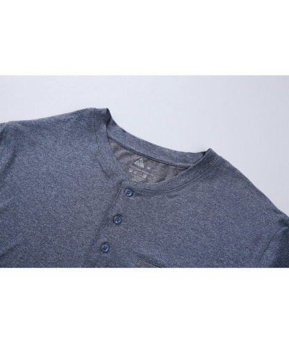 ZITY Men's Slim Fit Chest Pocket Summer T-Shirt-CUMSS01279