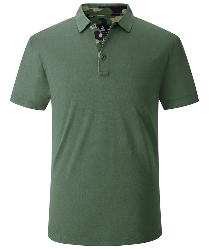 ZITY Men's Short Sleeve 3 Button Regular Fit Golf Polo Shirt-ZPK008220 | Zitysports