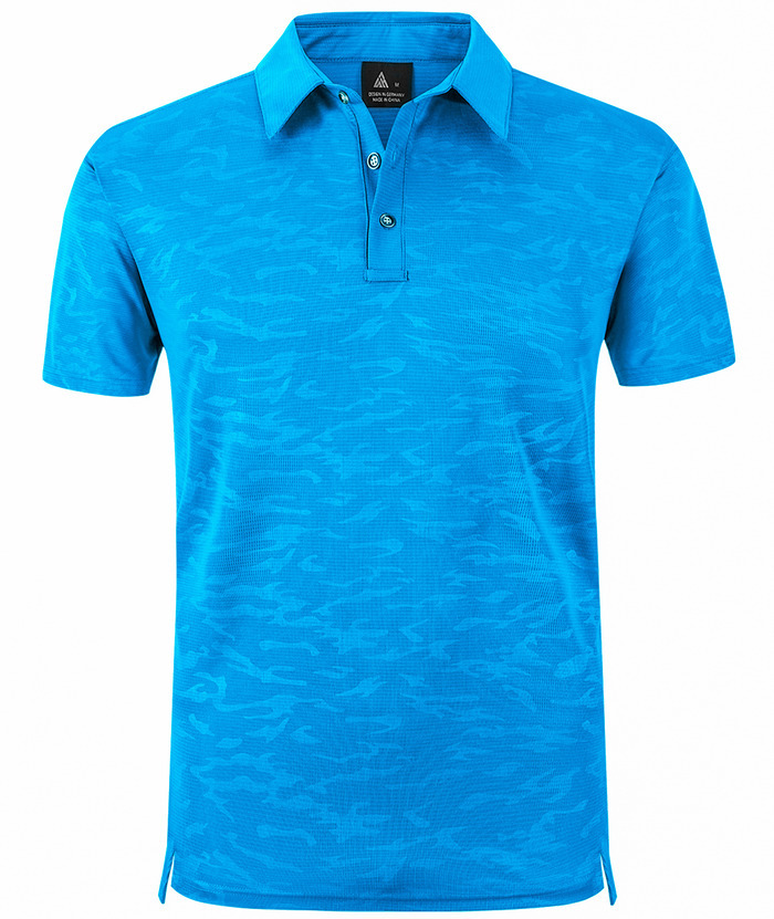 ZITY Men's Casual Breathable Fit Flowing Clond Pattern Golf Polo Shirt-ZPK007197 | Zitysports