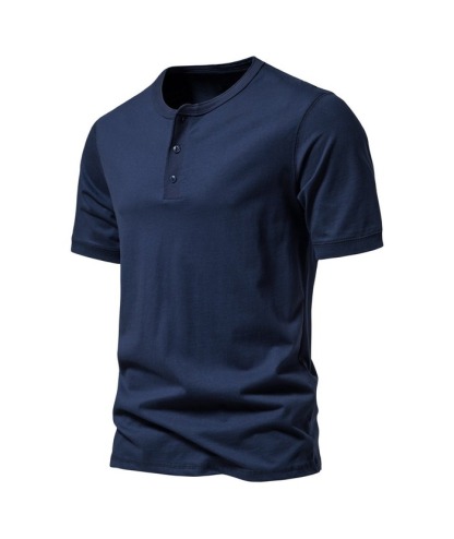 ZITY Men's Cotton Henley Shirt-ZPK010507  | Zitysports