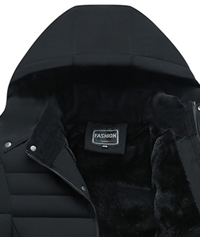 ZITY Men's Full Zipper Padded Puffer Jacket-DUMCO05535