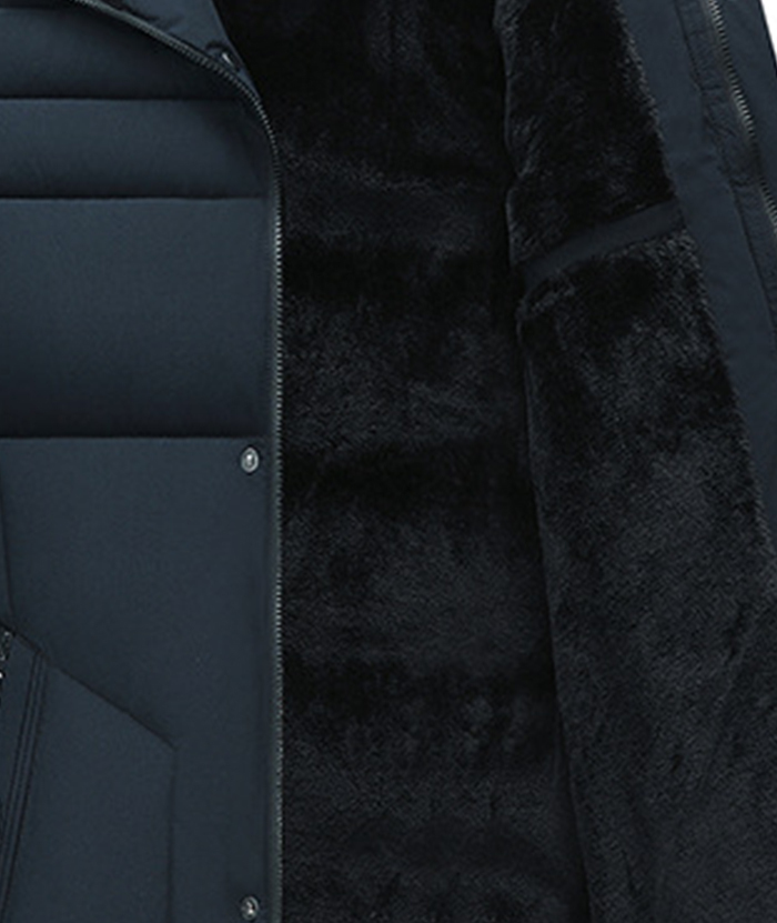 ZITY Men's Full Zipper Padded Puffer Jacket-DUMCO05535