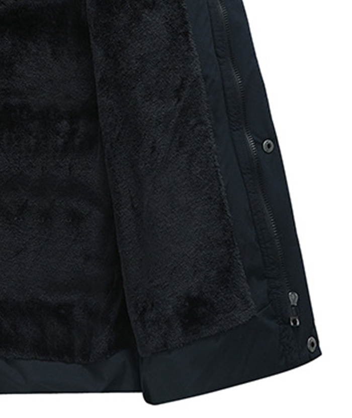 ZITY Men's Full Zipper Padded Puffer Jacket-DUMCO05535