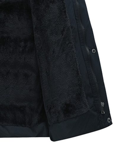 ZITY Men's Full Zipper Padded Puffer Jacket-DUMCO05535