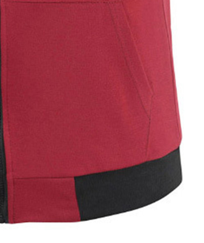 ZITY Men's Solid Color Slim Fit Sleeveless Hoodie-DUMMG05224|Zitysports