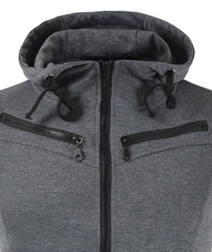 ZITY Men's Solid Color Slim Fit Sleeveless Hoodie-DUMMG05224|Zitysports