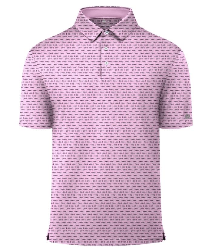 ZITY Men's Button Up Slim Fit Printed Polo Shirt-CUMPO05189