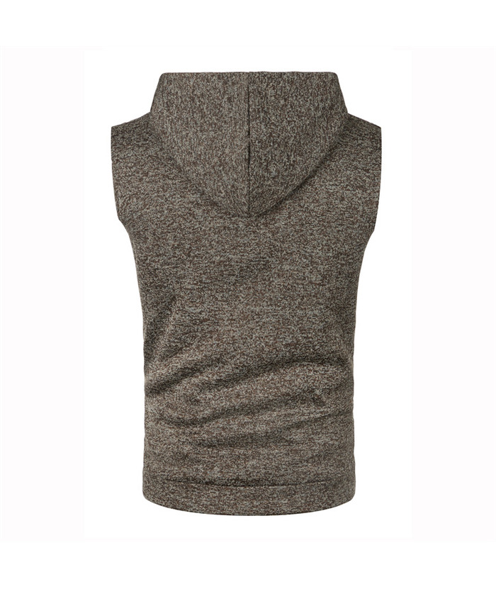 Men's Sleeveless Hooded Sport Vest Casual Hoodie-ZPK007596 | Zitysports