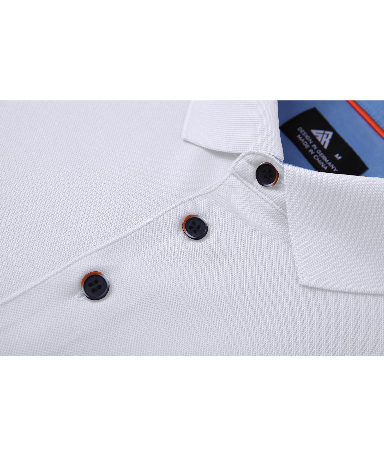 ZITY Men's Button Up Dri Fit Long Sleeve Polo Shirt-CFMPO00095