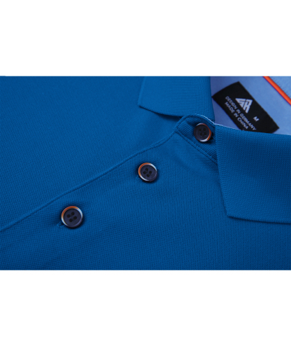 ZITY Men's Button Up Dri Fit Long Sleeve Polo Shirt-CFMPO00095