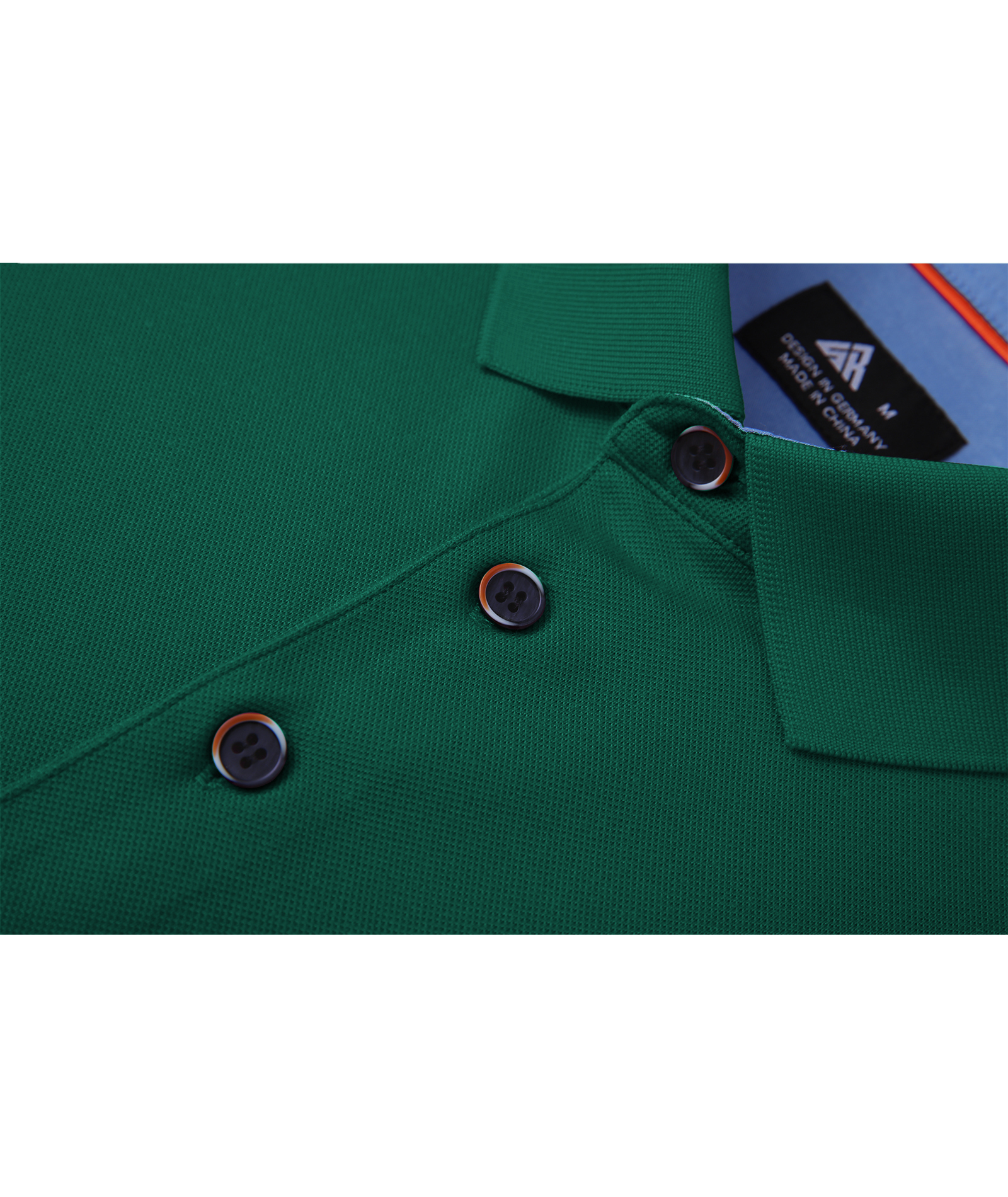 ZITY Men's Button Up Dri Fit Long Sleeve Polo Shirt-CFMPO00095