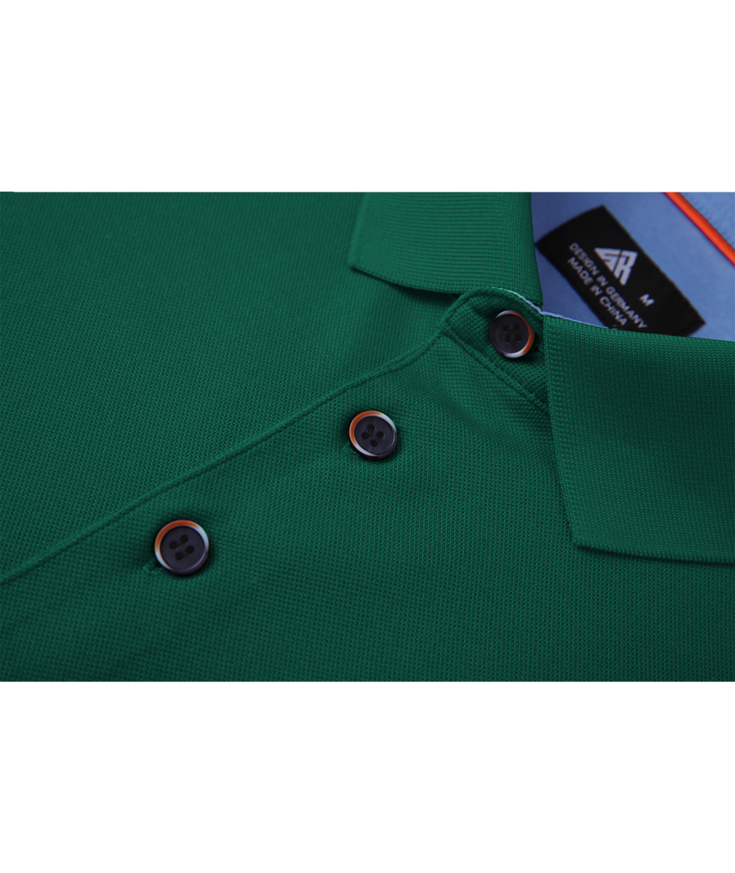 ZITY Men's Button Up Dri Fit Long Sleeve Polo Shirt-CFMPO00095