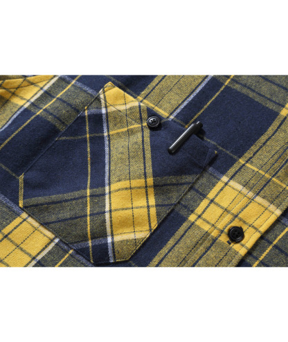 ZITY Men's Plaid Hooded Long Sleeve Button Down Flannel Shirt-ZPK000014 | Zitysports