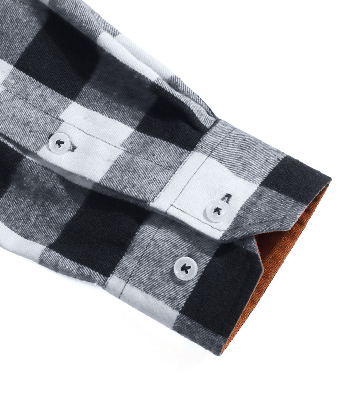ZITY Men's Plaid Button Up Shirt with Flap Pocket Spring Fall Top-ZPK006565 | Zitysports