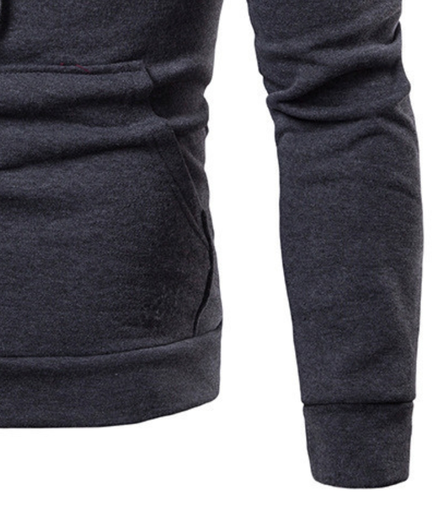 ZITY Men's Zipper Casual Fashion Long Sleeve Sweatshirt-DUMFH04870 | Zitysports