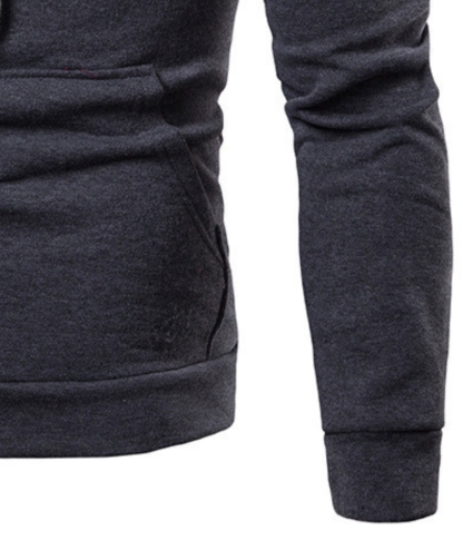 ZITY Men's Zipper Casual Fashion Long Sleeve Sweatshirt-DUMFH04870 | Zitysports