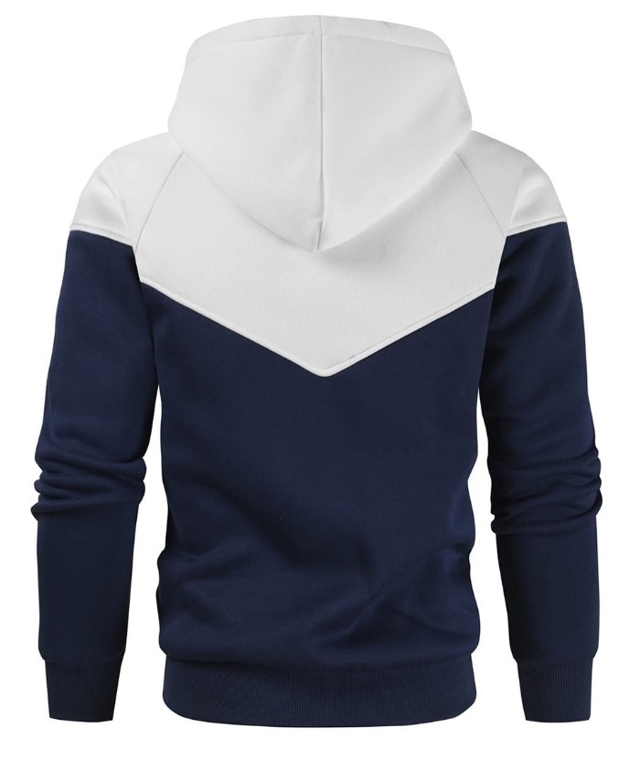 Men's Plus Size Long Sleeve Casual Pullover Hoodie-DUMFH04884 | Zitysports