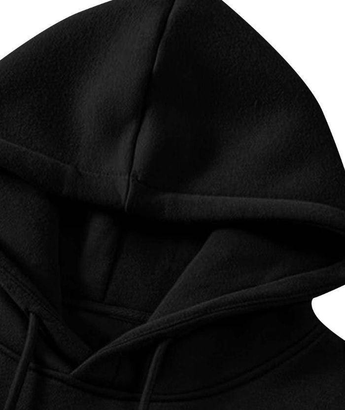 ZITY Men's Fleece Waffle Block Hoodie-DUMFH04921|Zitysports