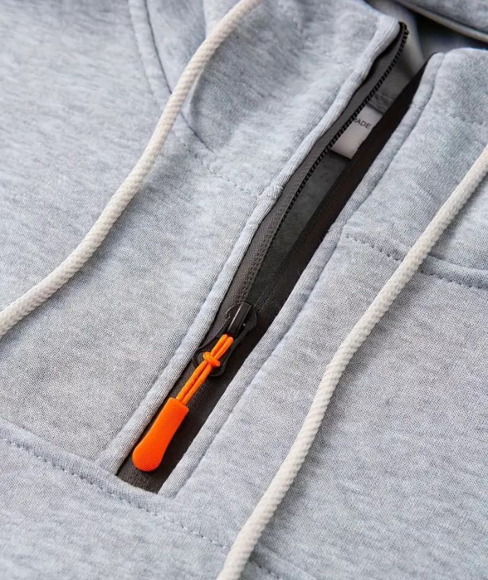 ZITY Men's Long Sleeve Breathable Casual Hoodie with Kangaroo Pocket-DUMFH04948|Zitysports