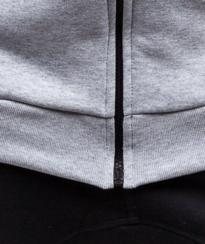 ZITY Men's Long Sleeve Full Zipper Casual Hoodie with Kangaroo Pockets-DUMHD05003|Zitysports