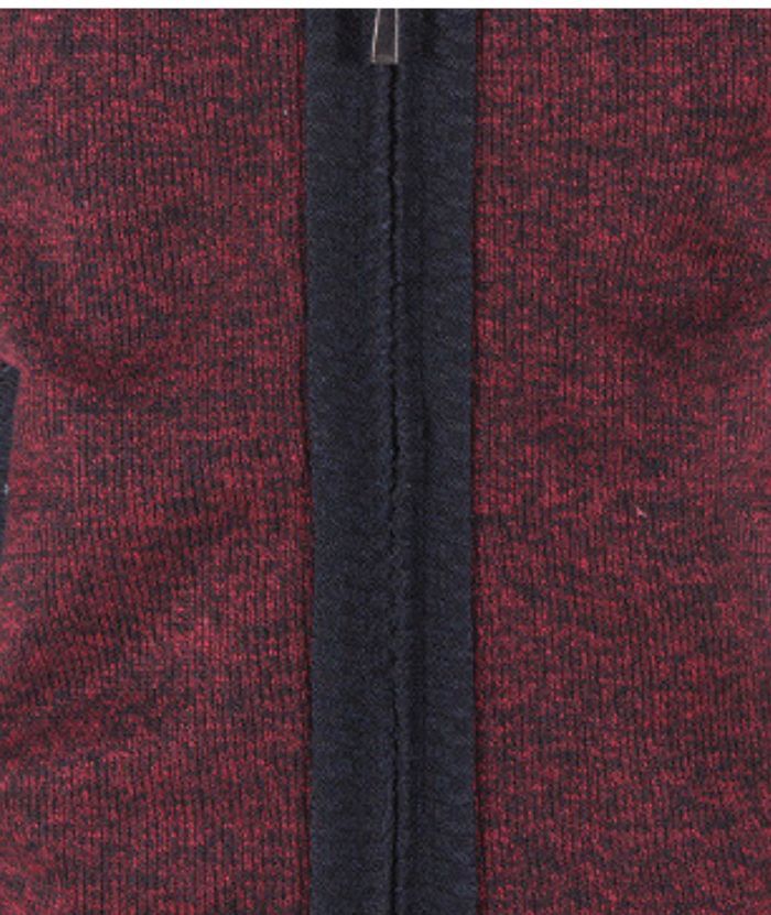 ZITY Men's Knitted Long Sleeve Full Zip Up Plus Size Casual Hoodie-DUMSW05059|Zitysports