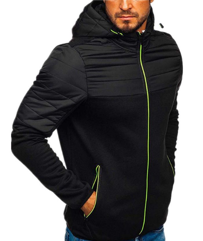 ZITY Men's Full Zip Casual Drawstring Long Sleeve Hoodie with Pockets-DUMFH05112|Zitysports