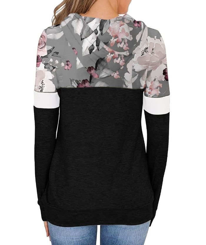 ZITY Women's Long Sleeve Casual Loose Fit Comfy Cute Hoodie-DUWFH05041|Zitysports