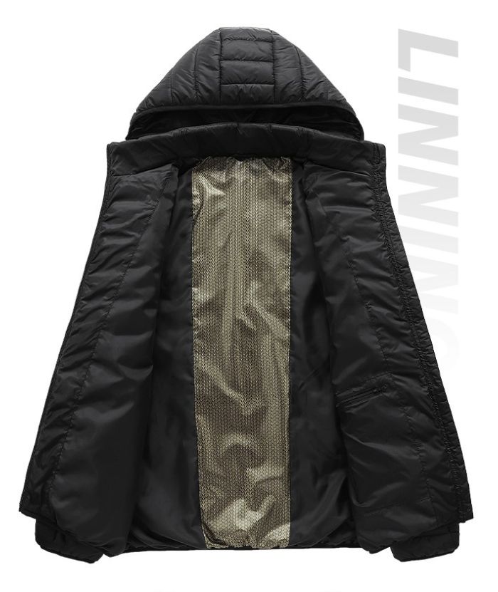 Men's Full Zip-Up Multizone Heated Jacket-M92