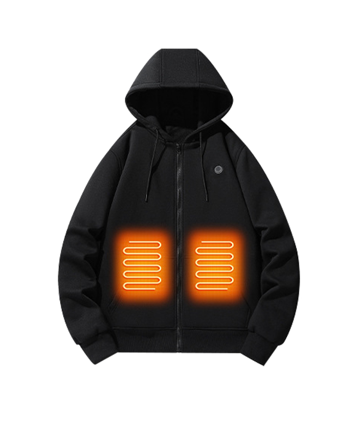 Men's 5 Heating Zone Heated Hoodie-DUMFH05686