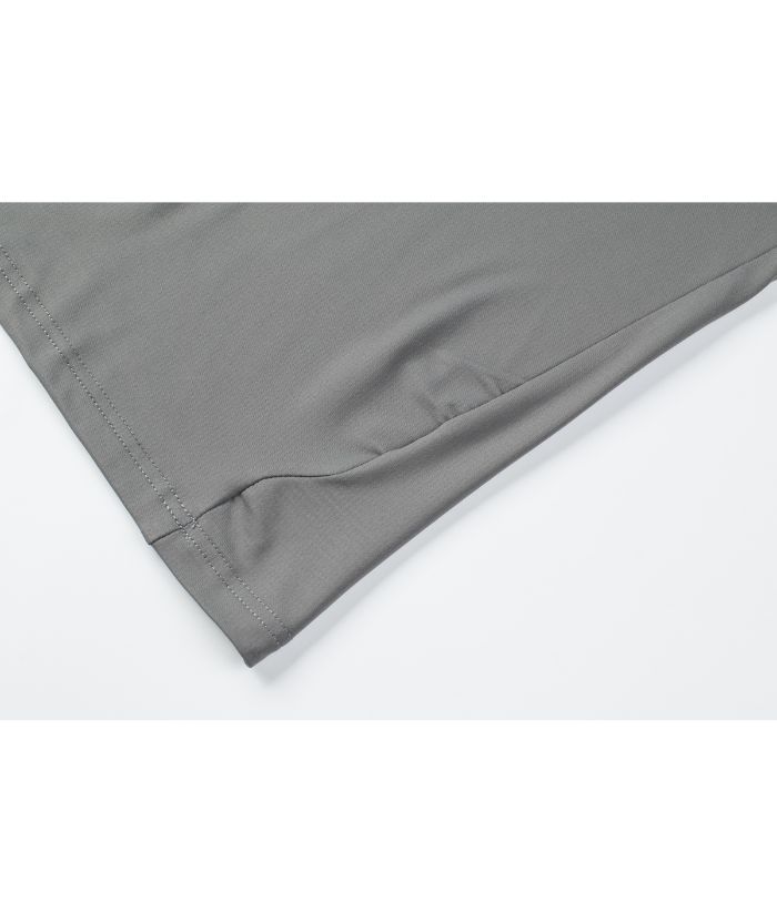 Men's Solid Color Long Sleeve Sports Polo Shirts-8850