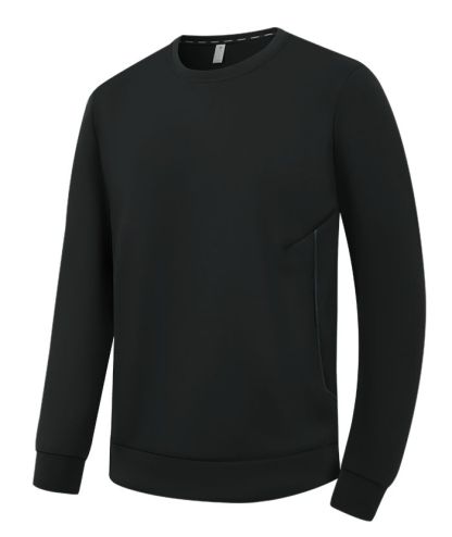 Men's Athletic Fit Solid Color Long Sleeve Polo Shirt-5328