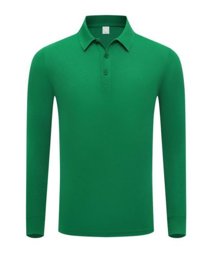 ZITY Unisex Long Sleeve Slim Fit Lapel Polo Shirt-DUMLP05922