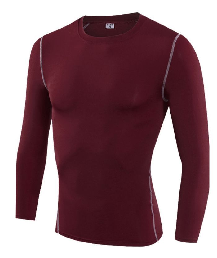 ZITY Men's Compression long Sleeve Sports T-Shirt-DUMLS05952