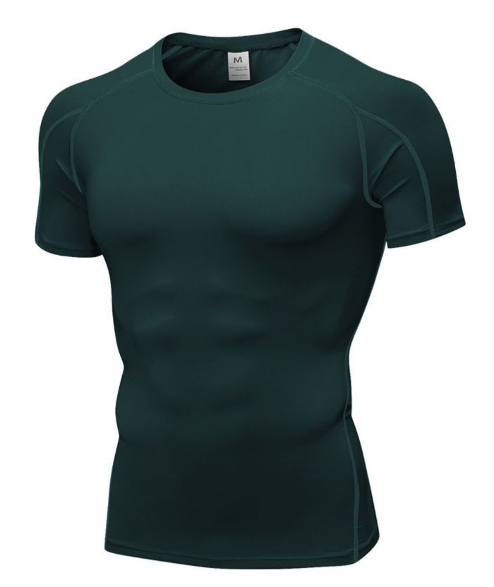 ZITY Men's Running Dri Fit Compression T-Shirt-DUMTS05960