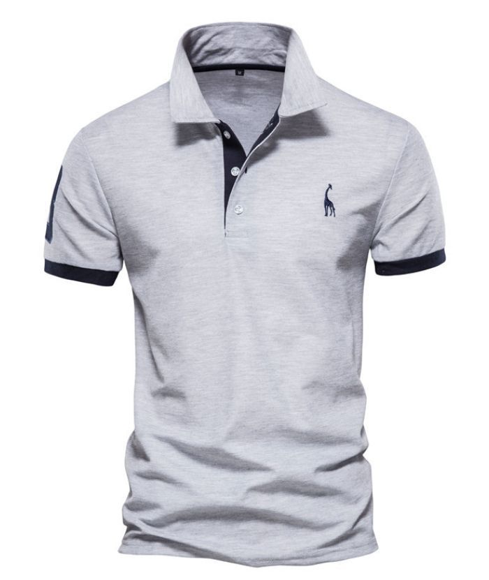 ZITY Men's Button Up Slim Fit Golf Polo Shirt-DUMPO06022