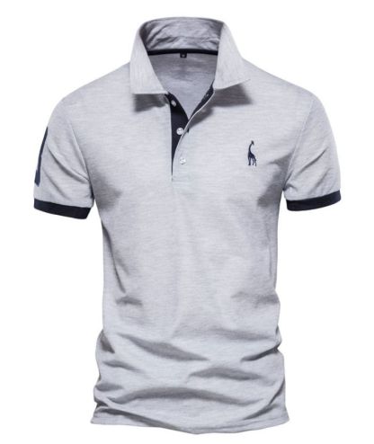 ZITY Men's Button Up Slim Fit Golf Polo Shirt-DUMPO06022