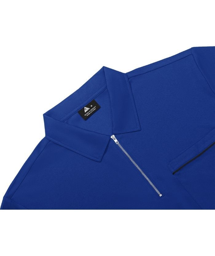 ZITY Men's Quarter Zip Slim Fit Polo Shirt-ZPK008403