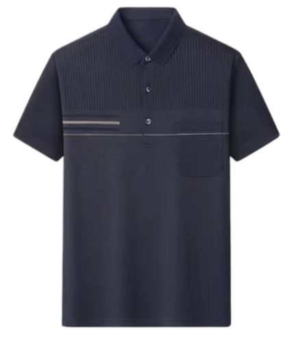 ZITY Men's Button Up Slim Fit Summer Polo Shirt-DUMPO06065