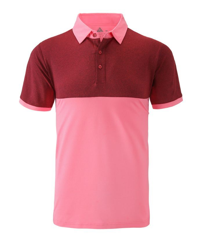 ZITY Men's Slim Fit Color Block Polo Shirt-ZPK008242