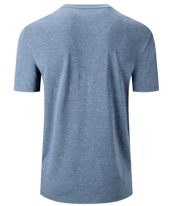 ZITY Men's Slim Fit Round Neck T-Shirt-CUMSS01290