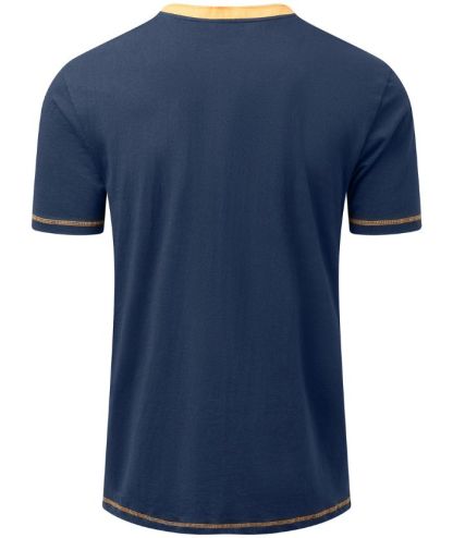 ZITY Men's Slim Fit Button Up Sports T-Shirt-CUMSS01906