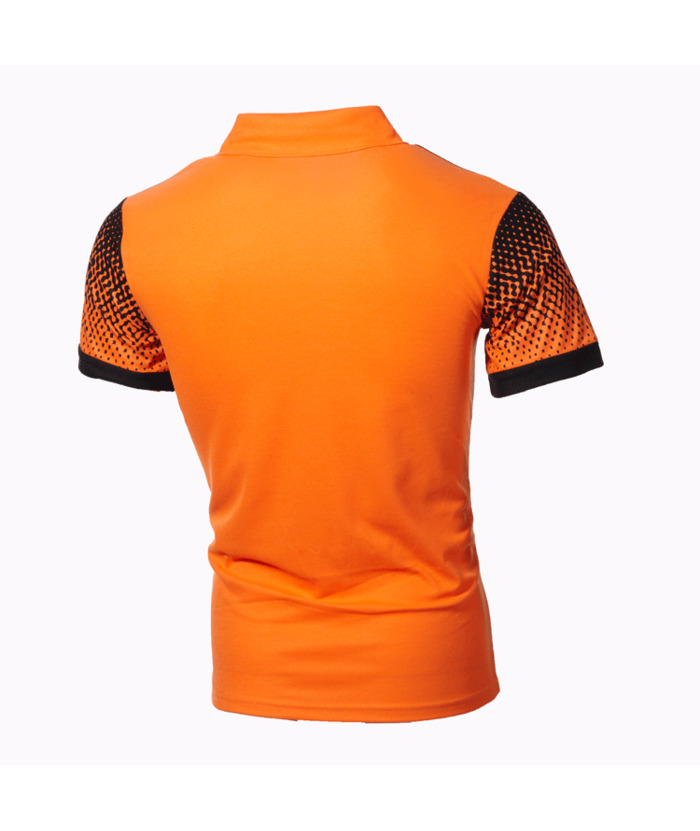ZITY Men's 3D Print Comfort Slim Fit Short Sleeve Polo Shirt-DUMPO04600 | Zitysports