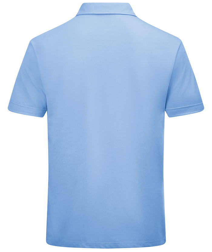 ZITY Men's Solid Color Slim Fit Pocket Polo Shirt-CUMPO01151