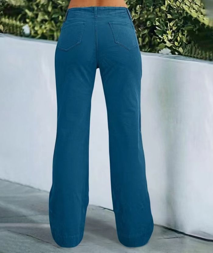 ZITY Women's Zipper Pocket Jogging Loose Pant-DUWSP06168