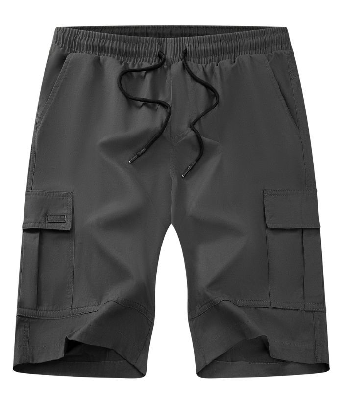 ZITY Men's Loose Fit Men's Drawstring Cargo Shorts-CEMGS05458