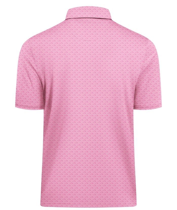 ZITY Men's Button Up Dri Fit Printed Polo Shirt-CUMPO05527
