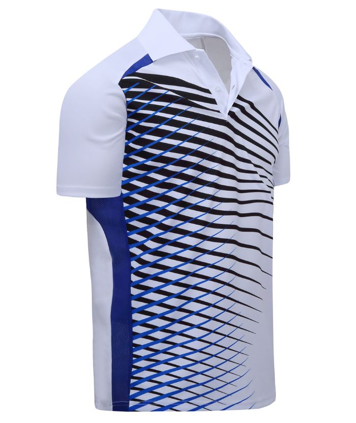 ZITY Men's Button Up Moisture Wicking Slim Fit Polo Shirt-CEMPO02192